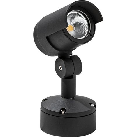 KANA Proiettore LED Orientabile 20W 3000K IP65 Antracite 44° - Illuminazione per Esterni, Parete e Terra, Altezza 21cm - Rossini Group