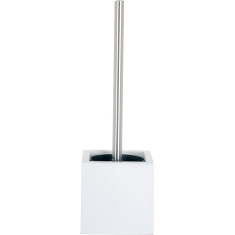 WC-Bürstenhalter MDF und Edelstahl Weiß - Msv