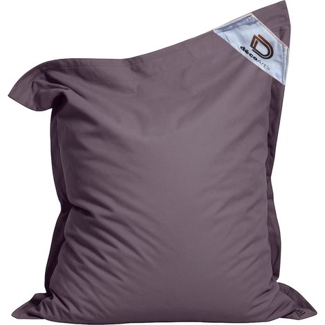 Pouf géant XXL déhoussable 140x180 cm – Rembourrage mousse haute densité – Traitement déperlant et anti-UV – Pour intérieur et extérieur