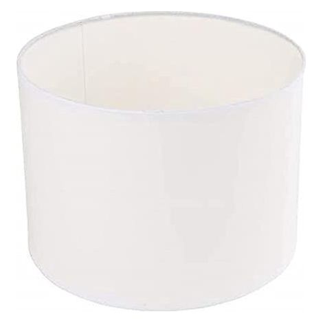 Weißer runder Lampenschirm, 26 cm x 19 cm (1/5)