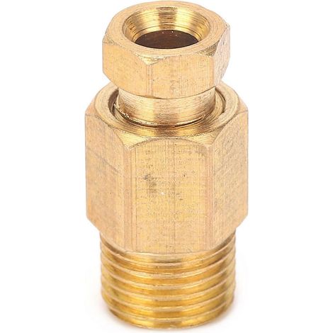 Ölrohrverbinder-Winkelstück aus Messing, gerader Blockverbinder-Adapter für Rohrverbindungen PD410