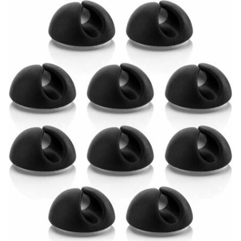 10x Serre-Câbles Support de Câble Gestion des Câbles Fixation de Câble Organisateur de Câble pour Câbles Jusqu'à 8mm Serre-Câbles Fixation de Câbles Gestion des Câbles
