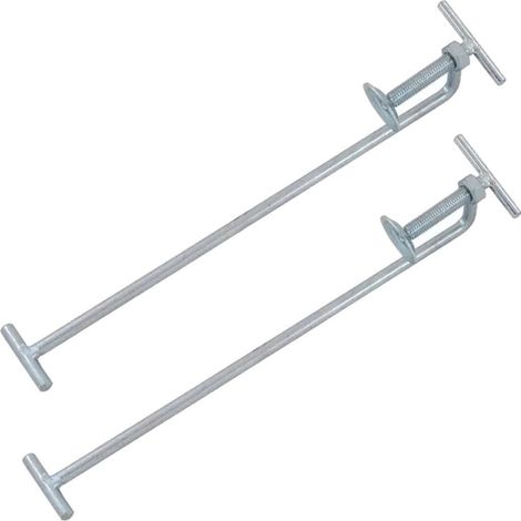 Neilsen 2pc 175mm T Bricklaying Profile Clamp Brick DIY Building Clamps