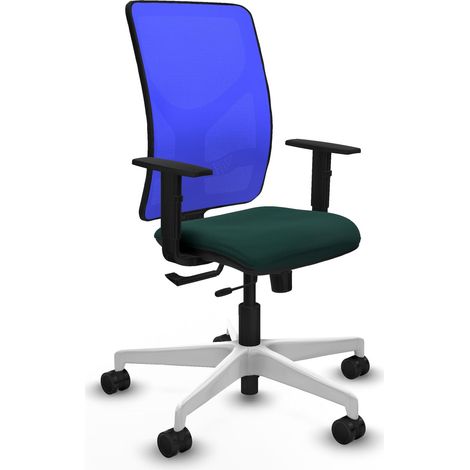 Sedia da ufficio piqueras y crespo Motilla blu pelle sintetica (1/2)