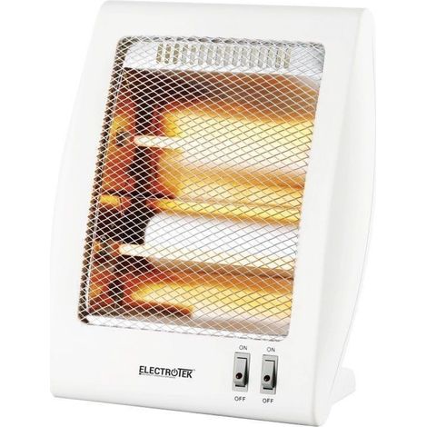 Estufa Halógena 800W con 2 ajustes de temperatura Electrotek  Oferta exclusiva (1/2)