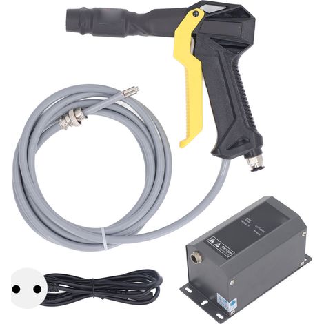 Pistolet à Air ionisant 4,6 kV, affichage LED, Protection automatique contre les surcharges, antistatique pour un retrait électrostatique rapide, prise ue 220V