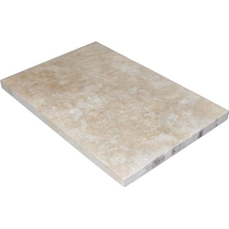 Pas japonais Travertin Beige classique 61x40,6x3 cm - À l'unité - Ti'ma Stone (1/3)
