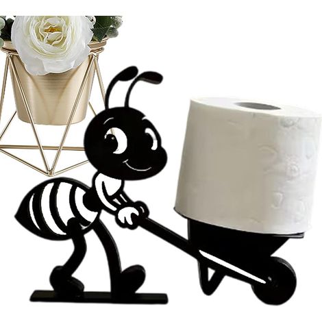 Toilettenpapierhalter freistehend und platzsparend (1/5)