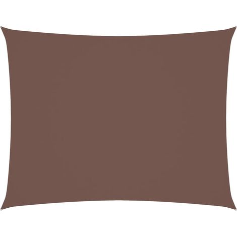 Maison Exclusive - Parasole a Vela Oxford Rettangolare 2,5x3,5 m Marrone