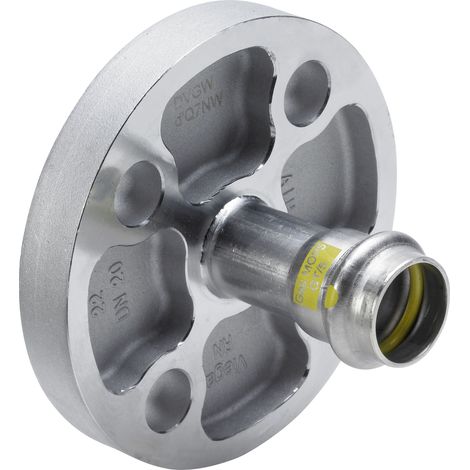 Bride de transition Sanpress Inox G 0259 en acier inoxydable 28 mm x DN25