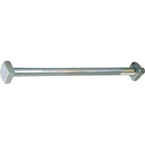 Boulon de charpente tête carré avec écrou 18x350