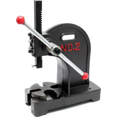 Petite Presse d'atelier à manivelle de 2 tonnes. Idéal pour établi (1/5)