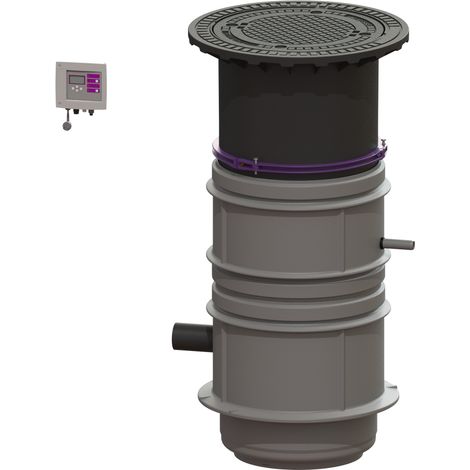-Pumpstation Aquapump Medium Tronic, GTF 1200, 1300-1750 mm, Klasse D