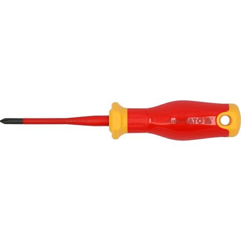 Cacciavite isolato Yato PH1x80mm extra sottile