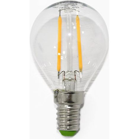 Bombilla LED Esférica E14 Luz fría (2W) (1/2)