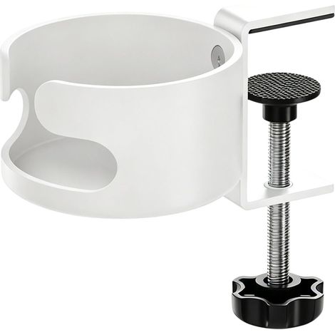 Porte-gobelet de bureau, support de boisson réglable, système anti-déversement avec couche robuste, accessoire de bureau à la texture raffinée, dimensions : 15 x 11 x 9 cm, idéal pour la maison, la te