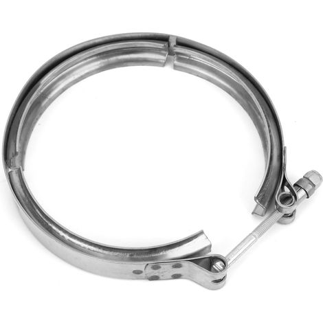 Collier de serrage à bande en V pour turbocompresseur, en acier inoxydable 186917, adapté au Cummins 855 Turbo