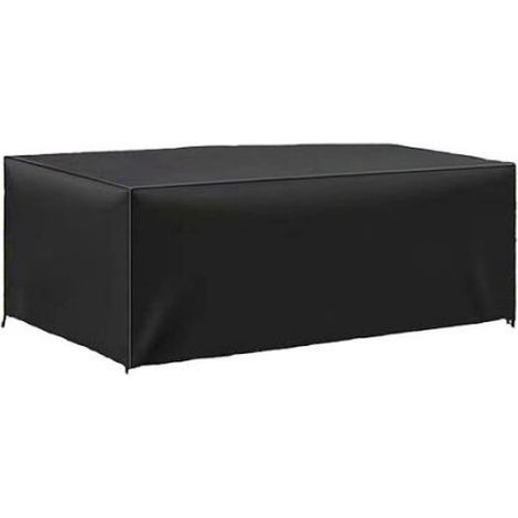 Housse de Table de Jardin - - 180 x 110 x 70cm - Protection Résistante - Bâche 420D Oxford - Noir (1/4)