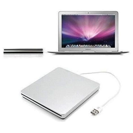 Lettore/masterizzatore CD/DVD esterno USB compatibile con Apple MacBook Pro/Air/Mac mini (1/4)
