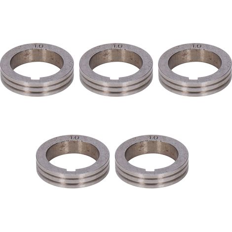 Lot de 5 rouleaux d'entraînement pour fil d'acier (1,0-1,2 mm) - Pièces détachées pour équipements de soudage (1/5)