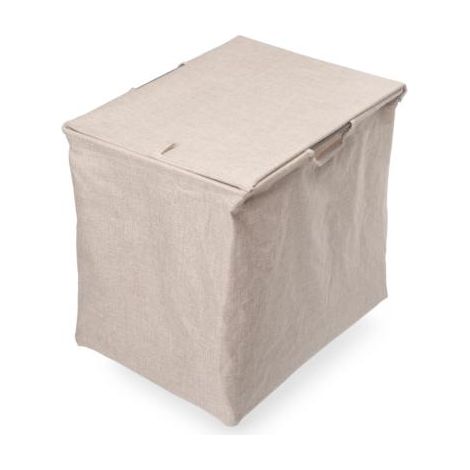 EMUCA Panier pour armoires et dressings Quartz - 418x320x400mm - Acier et Tissu - Titane (1/5)
