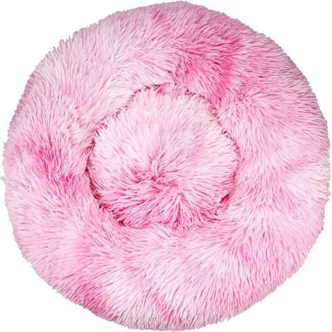Katzenbett, weiches, waschbares Kissen für Hunde und Katzen (rosa Farbverlauf, 50 cm), Sunny (1/5)