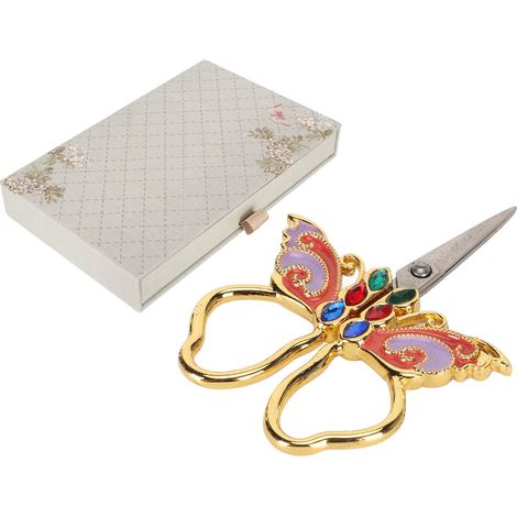 Ciseaux à bijoux vintage robustes pour broderie et travaux d'aiguille DIY (1/5)