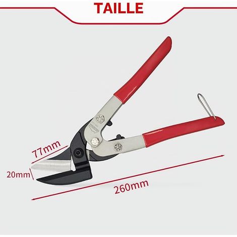 Sheet Metal Shear, 260 mm, Safety Lock (1/4)