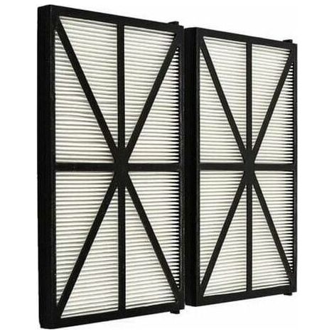Lot de 2 Panneaux Filtres pour Robot Tiger Shark - RCX70101PAK2 - Noir