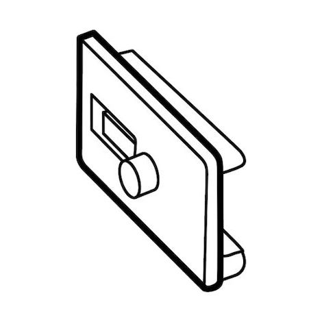 Kit de fixation pour chasse d'eau MONTUS 8 cm (10 pièces)
