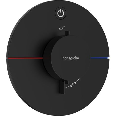 Hansgrohe ShowerSelect Comfort - Unterputz-Thermostatarmatur, schwarz matt 15553670 (1/5)