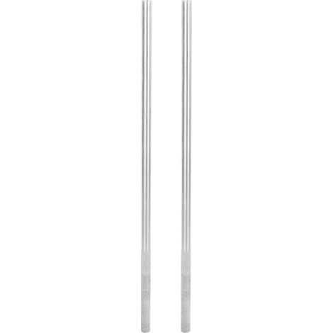 Barre d'enroulement en acier avec poignée antidérapante, 1/2 pouces de diamètre X 17.5 de longueur, pour porte de Garage, ressort de Torsion, 2 pièces. (1/5)