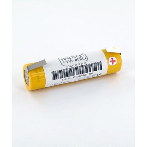 Batterie Saft 2.4V 2 VTCs Baton