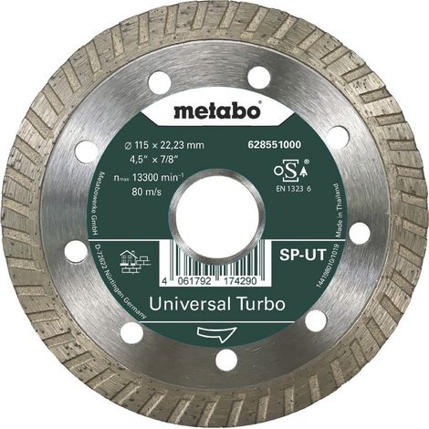 METABO 628551000 Diamond cutting disc 115mm x 22.23mm