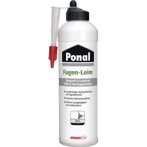 Ponal Fugenleim Parkett & Laminat 1 kg Flasche, trocknet transparent Holzleim (1/10)