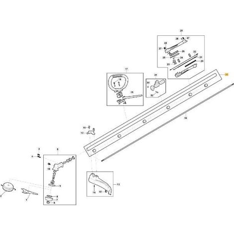 TUBO TRASMISSIONE BC 625-625 D ORIGINALE STIGA - 118805619/0