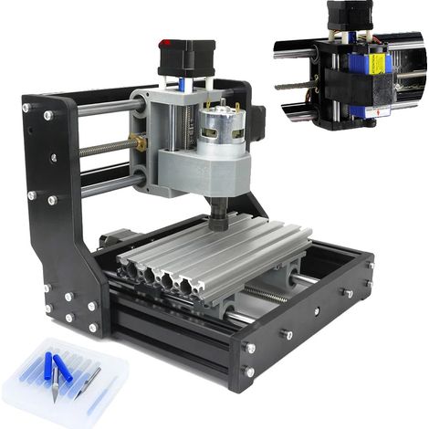 Machine de fraisage CNC, Design de bureau, Contrôle personnalisable, 1610 Pro avec ER11