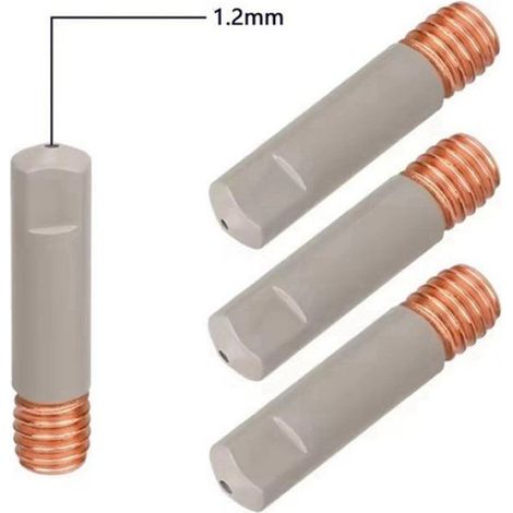 Buse De Soudage - 1 2 Mm - Pour Torche TIG 15AK Et MIG - Revêtement Antiadhésif - Manchon De Protection De Gaz Sans Air - 28 Pièces (1/5)
