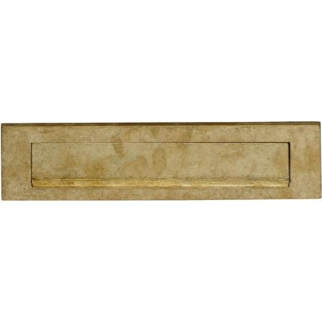 Boîte aux lettres avec rebord de pluie Posta laiton dégringolé - 0011.400001