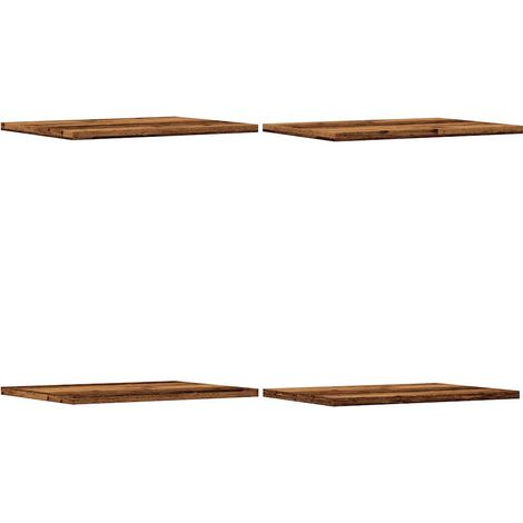 Maison Exclusive - Regalböden 4 Stk. Altholz-Optik 40x30x1,5 cm H
