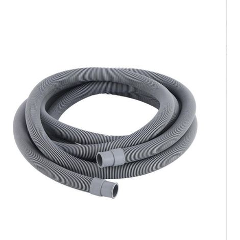 Tuyau Machine à Laver et Lave Vaisselle 1 5 m, Rallonge de Tuyau de Vidange Ø 20mm, Flexible de Vidange avec raccord de tuyau et colliers, Pour Laveuse, Lave Vaisselle et Sécheuse (1/5)
