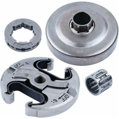 1 kit roulement à aiguilles, tambour d'embrayage, pignon d'embrayage, jante, pour tronçonneuse Husqvarna 340 à 450 (1/5)