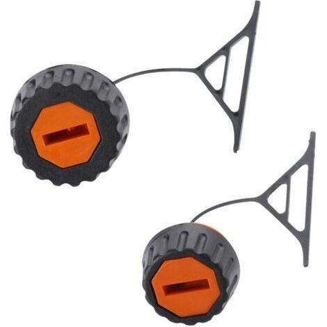2 Pack Reservoir Cap and Oil Cover for Stihl Chainsaw 020 023 024 025 026 028 034 036 038 048 Accessories (1/5)