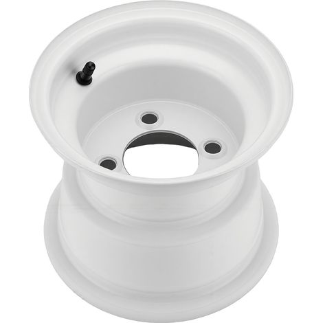 Jante de roue 18x8,50-8 8 pouces, alliage d'acier robuste, moyeu de Fixation de bride à 4 trous pour voiturette de golf Go Kart ATV Quad Dirt Bike Buggy Ride sur tondeuse (1/5)