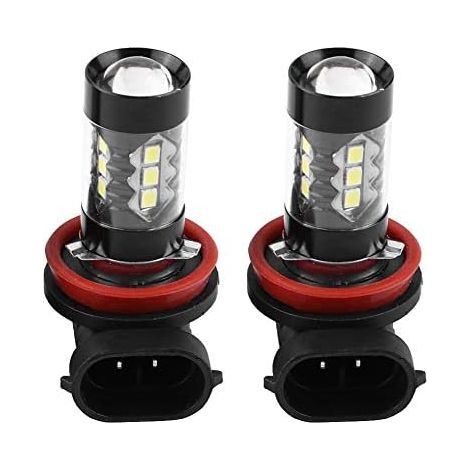 Ampoules LED H11 80W 6000K pour feux antibrouillard – 2 pcs – Dissipation thermique efficace – Haute luminosité et sécurité routière (1/5)