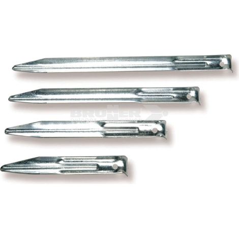 Brunner Zelt-Heringe Tempest Gemischte Böden Verzinkt 20 cm - 6er Set