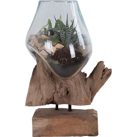 San Marino Waterdrop H25 cm Teak. (1/5)