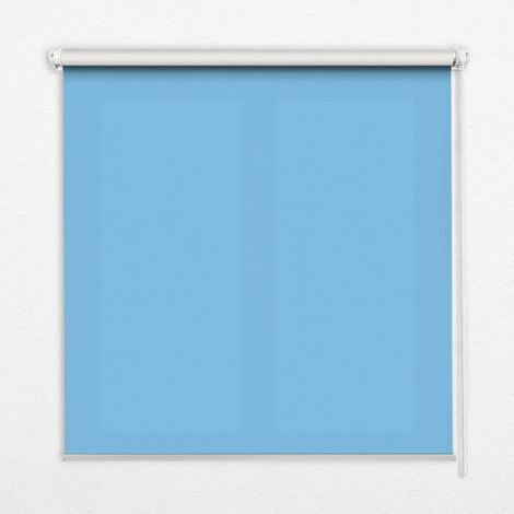 Tenda a Rullo Interna per Finestra - Tenda Filtrante Luce - Tenda Privacy - Tenda Decorativa Rettangolare - Rullo per Interni - (70 cm x 140 cm) - Blu