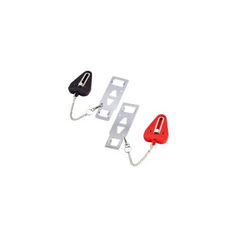 Cerradura de seguridad portátil para puertas, ideal para la seguridad del hogar, viajes y residencias estudiantiles (2 unidades) - Crezuo