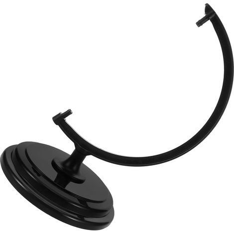 Socle de Globe Terrestre Remplacement Facile et Fonctionnel Noir en Plastique pour Globe de 25cm Design Élégant Minimaliste pour Bureau ou Maison (1/5)